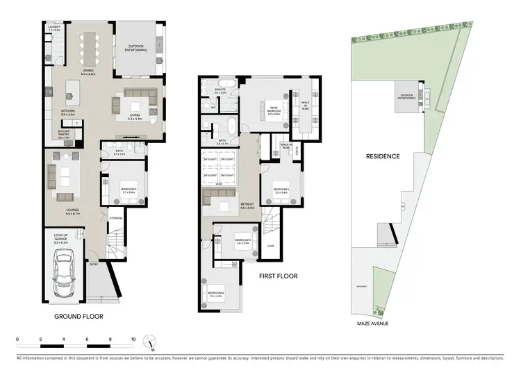 Floorplan of Homely semi-detached listing, 6 Maze Avenue, Ryde NSW 2112