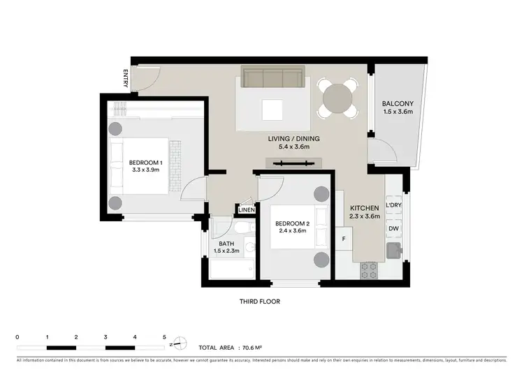 Floorplan of Homely apartment listing, 12/112 Belmont Road, Mosman NSW 2088