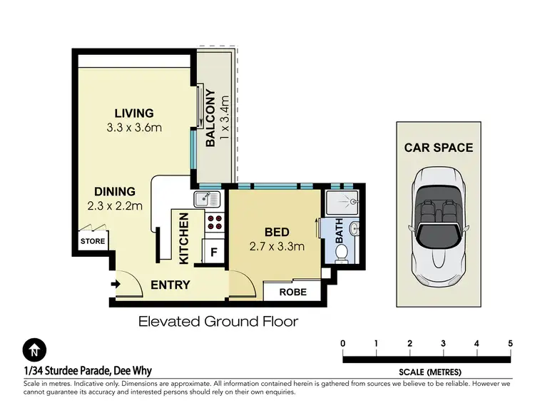 Floorplan of Homely apartment listing, 1/34 Sturdee Parade, Dee Why NSW 2099