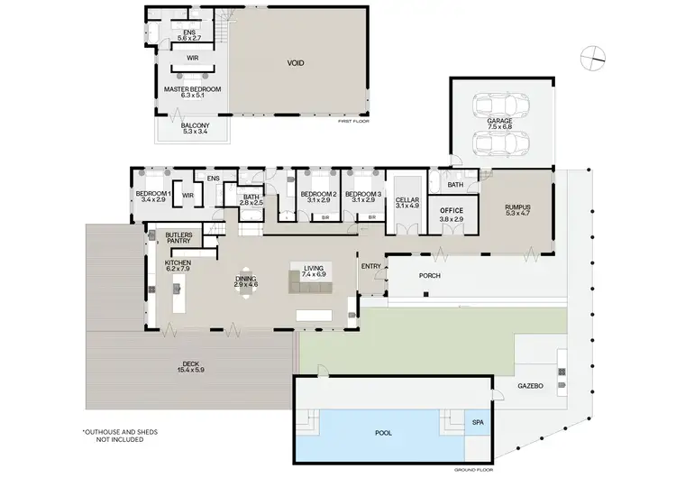 Floorplan of Homely house listing, 270 Acton Drive, Acton Park TAS 7170