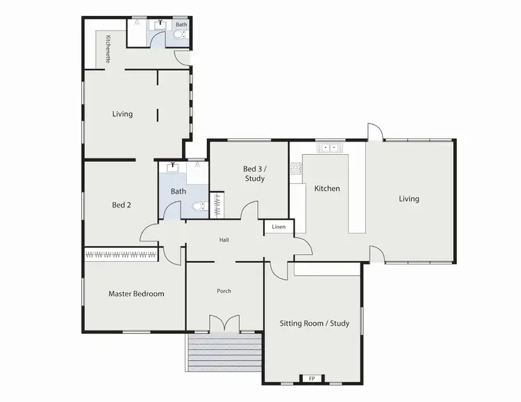 Floorplan of Homely house listing, 22 Darling Street, Barton ACT 2600