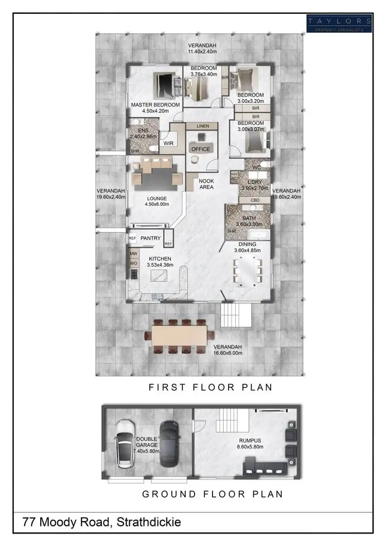 Floorplan of Homely house listing, 77 Moody Road, Strathdickie QLD 4800