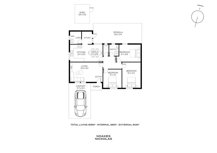 Floorplan of Homely house listing, 1A Nelson Street, South Plympton SA 5038