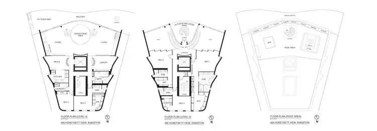 Floorplan of Homely apartment listing, 405/45 Honeysett View, Kingston ACT 2604