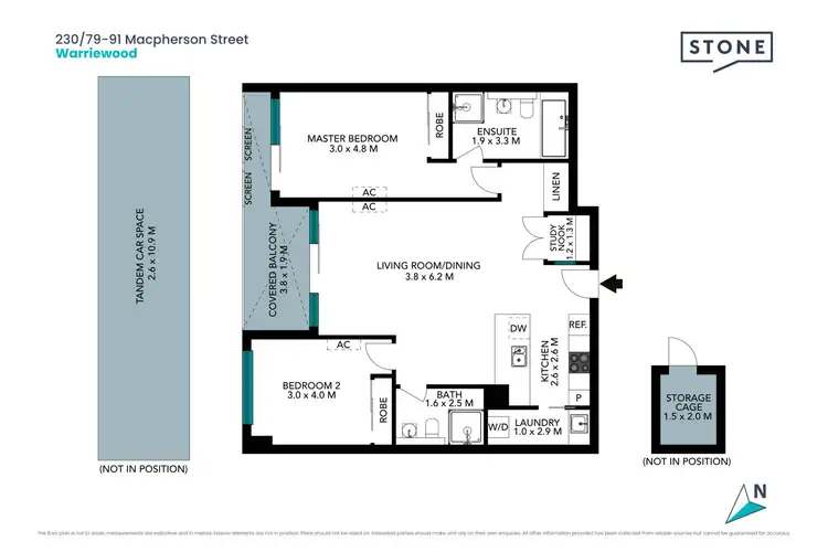 Floorplan of Homely apartment listing, 230/79-91 Macpherson Street, Warriewood NSW 2102