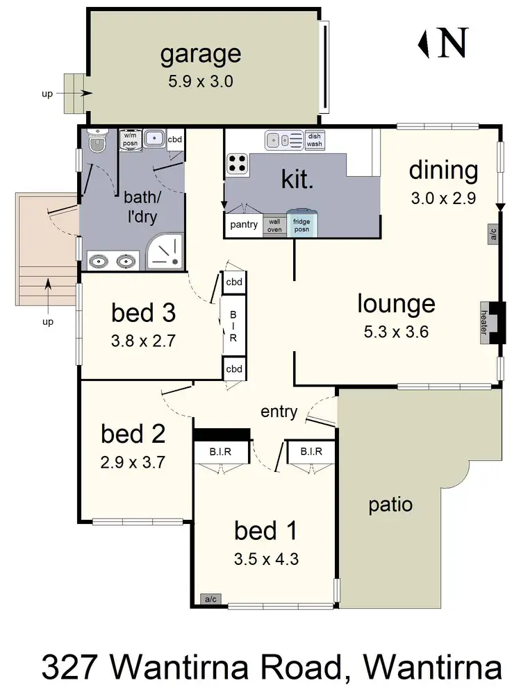 Floorplan of Homely house listing, 327 Wantirna Road, Wantirna VIC 3152