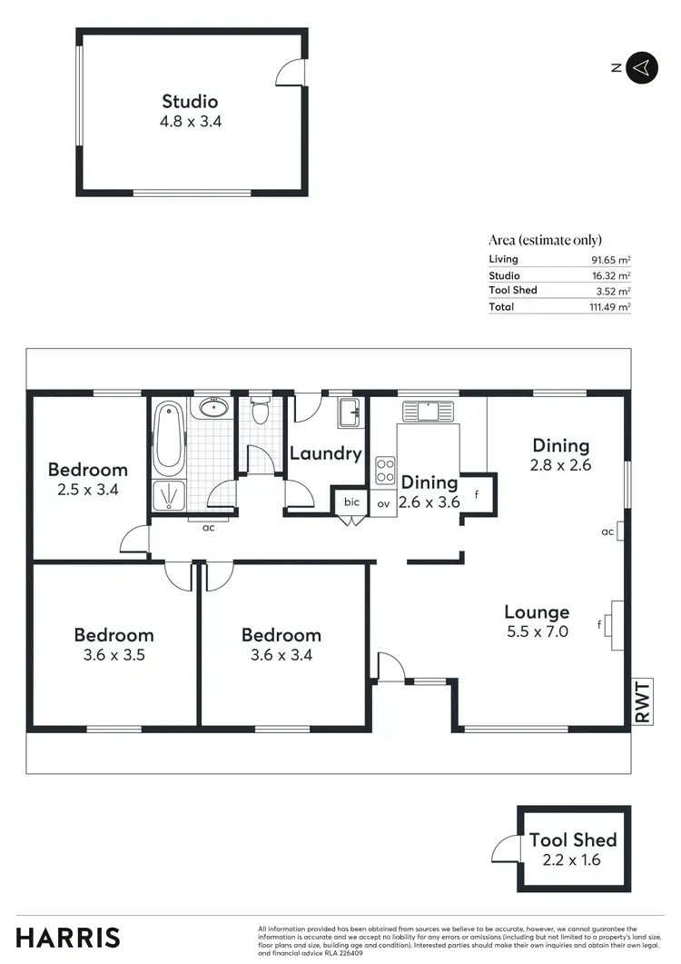 Floorplan of Homely house listing, 2 Glen Street, Crafers West SA 5152