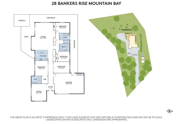 Floorplan of Homely house listing, 28 Bankers Rise, Mountain Bay VIC 3723