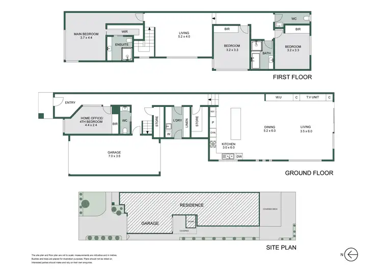 Floorplan of Homely townhouse listing, 6A Ashmore Avenue, Mordialloc VIC 3195