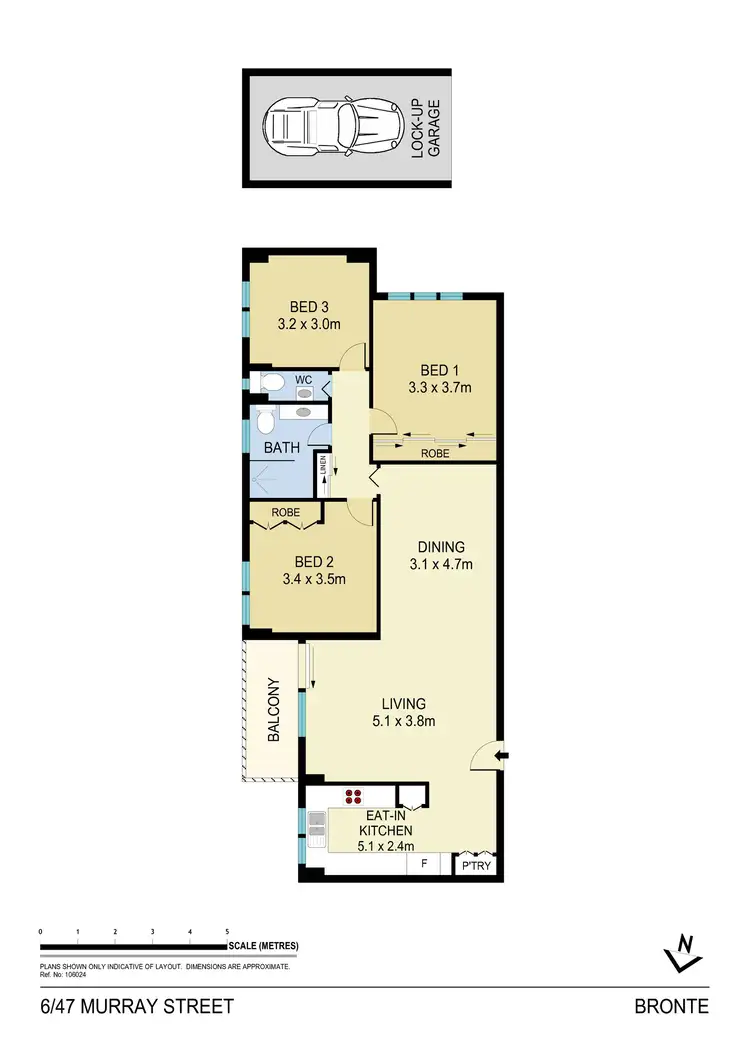Floorplan of Homely apartment listing, 6/47 Murray Street, Bronte NSW 2024