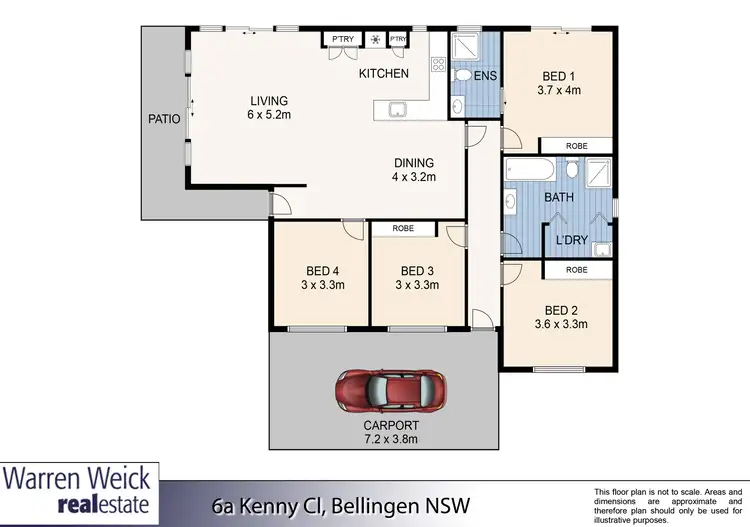 Floorplan of Homely house listing, 6A Kenny Close, Bellingen NSW 2454