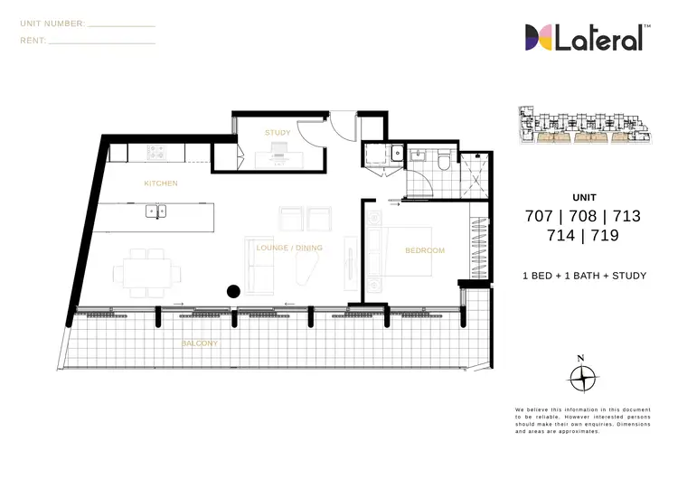 Floorplan of Homely apartment listing, 1 Sonny Leonard Street, Zetland NSW 2017