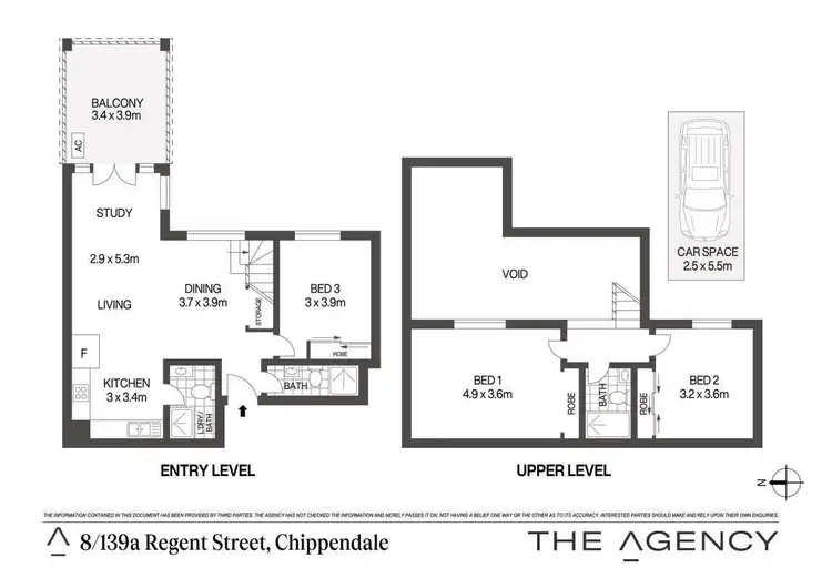 Floorplan of Homely apartment listing, 8/139A Regent Street, Chippendale NSW 2008