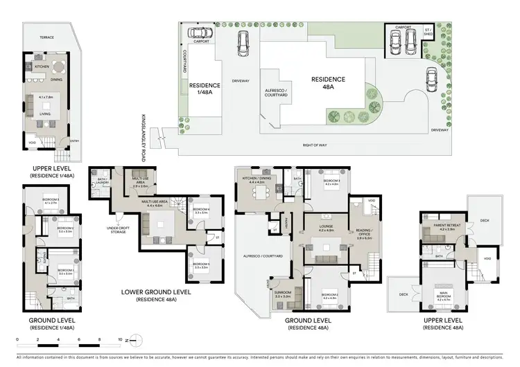 Floorplan of Homely house listing, 48A Kingslangley Road, Greenwich NSW 2065