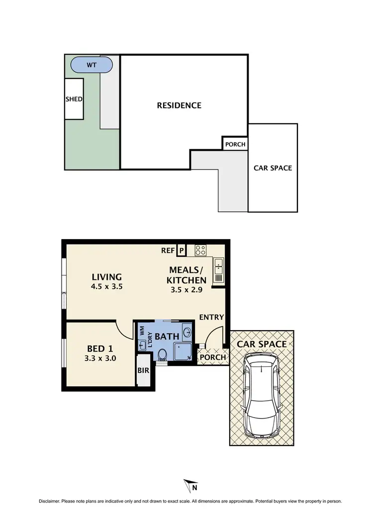Floorplan of Homely unit listing, 3/27 Lane Crescent, Reservoir VIC 3073