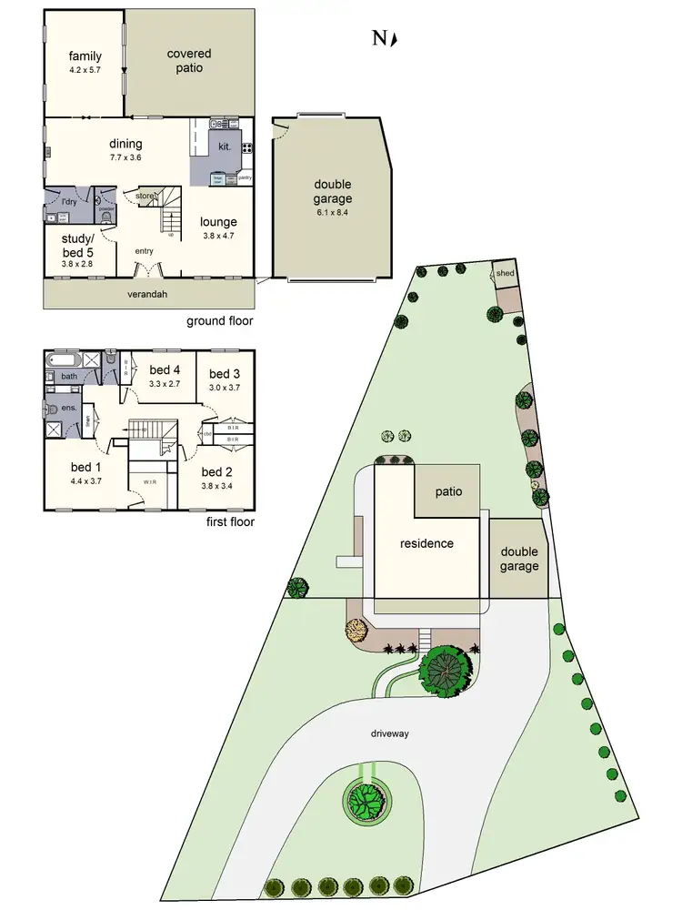 Floorplan of Homely house listing, 13 Railway Road, Seville VIC 3139