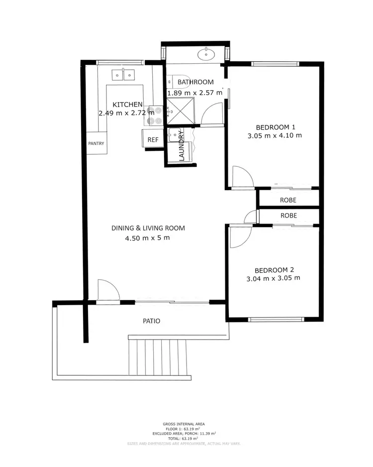 Floorplan of Homely unit listing, 8/25 Balaclava Road, Earlville QLD 4870