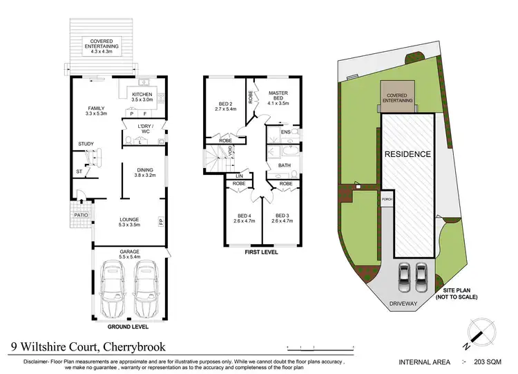 Floorplan of Homely house listing, 9 Wiltshire Court, Cherrybrook NSW 2126