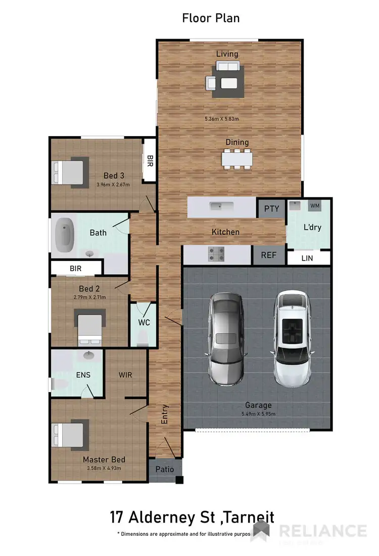 Floorplan of Homely house listing, 17 Alderney Street, Tarneit VIC 3029