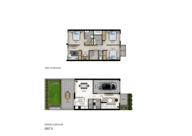 Floorplan of Homely townhouse listing, 8/86 Ingall Street, Mayfield NSW 2304