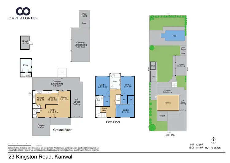 Floorplan of Homely house listing, 23 Kingston Road, Kanwal NSW 2259