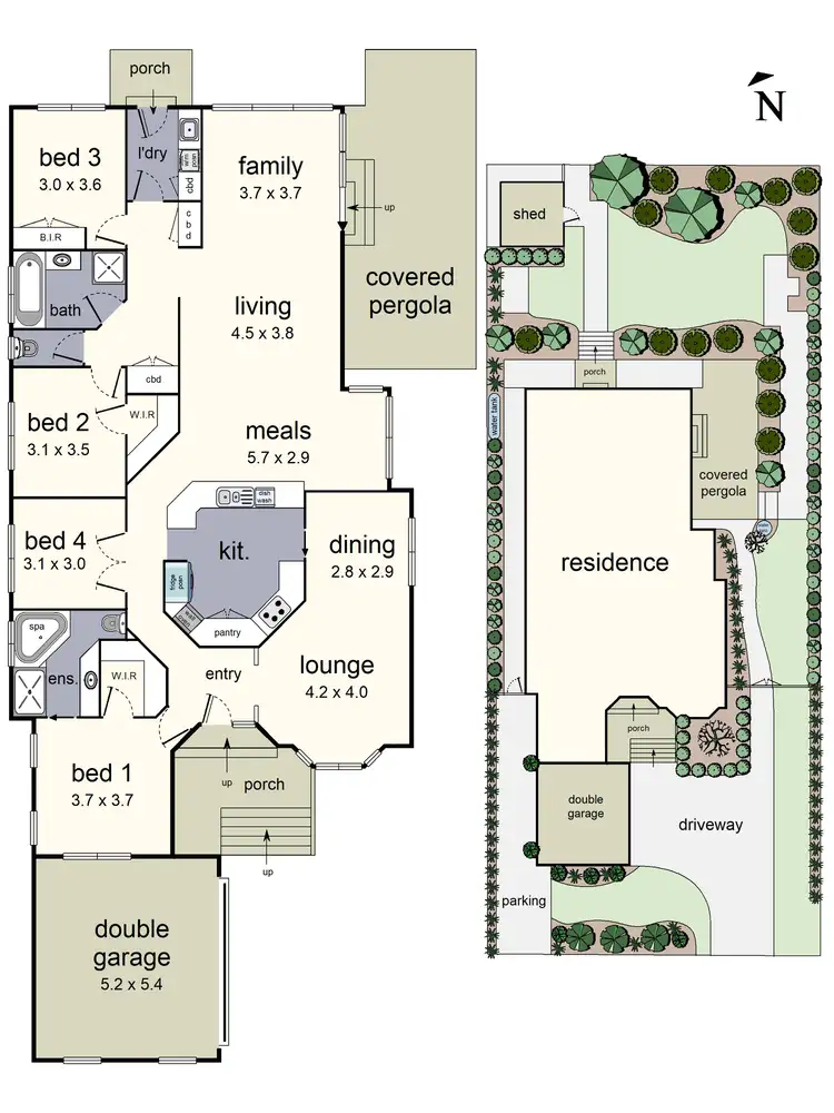 Floorplan of Homely house listing, 38 Eucalypt Drive, Lilydale VIC 3140