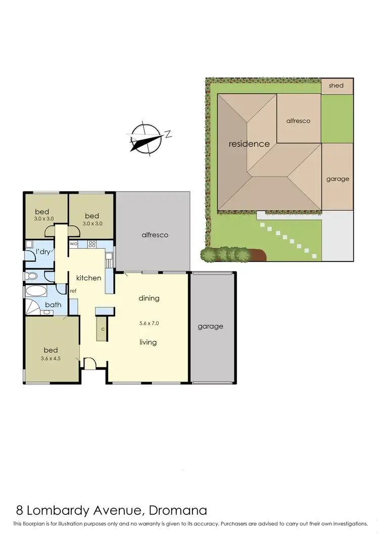 Floorplan of Homely house listing, 8 Lombardy Avenue, Dromana VIC 3936