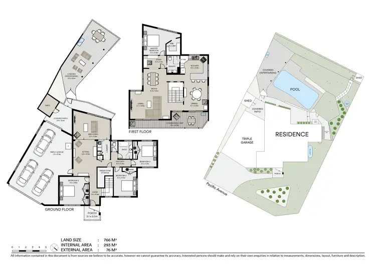 Floorplan of Homely house listing, 6 Pacific Avenue, Elanora QLD 4221