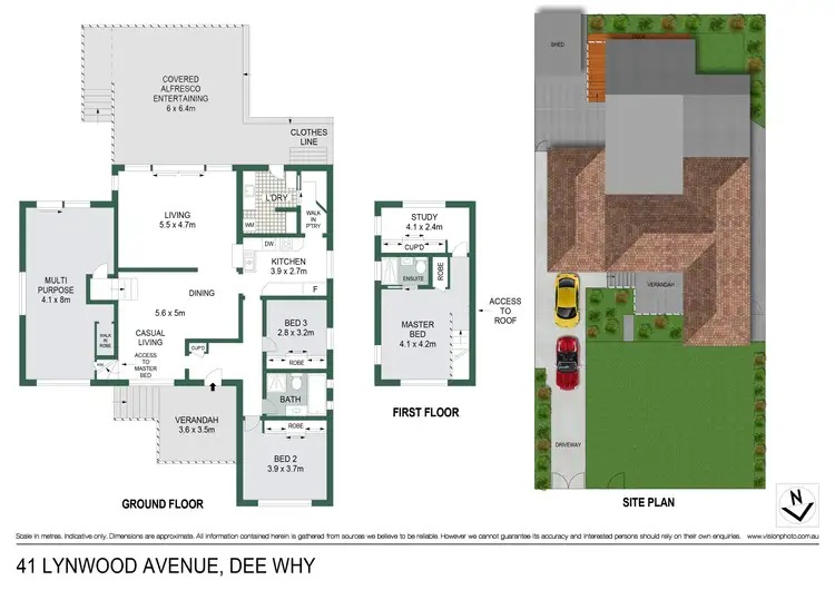 Floorplan of Homely house listing, 41 Lynwood Avenue, Dee Why NSW 2099