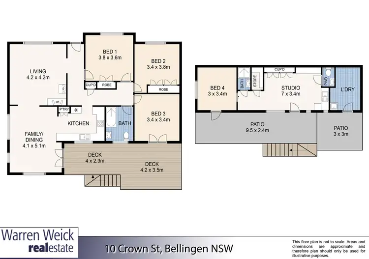 Floorplan of Homely house listing, 10 Crown Street, Bellingen NSW 2454