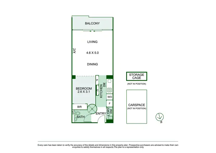 Floorplan of Homely apartment listing, 407/7 King Street, Prahran VIC 3181