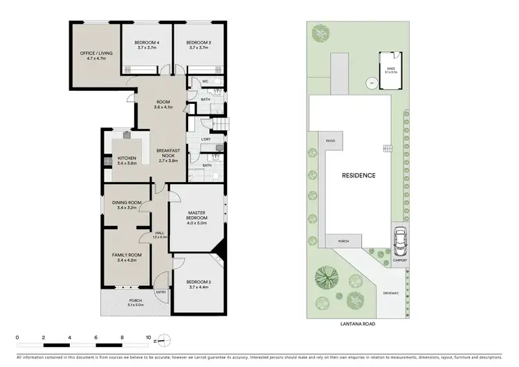 Floorplan of Homely house listing, 20 Lantana Road, Gardenvale VIC 3185