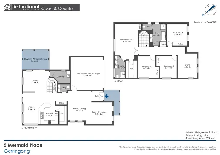 Floorplan of Homely house listing, 5 Mermaid Place, Gerringong NSW 2534
