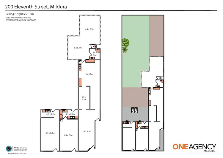 Floorplan of Homely land listing, 200 - 206 Eleventh Street, Mildura VIC 3500