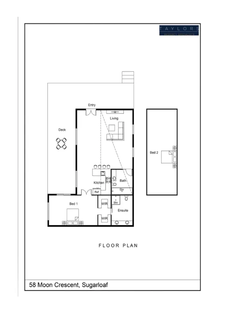 Floorplan of Homely house listing, 58 Moon Cres Crescent, Sugarloaf QLD 4800