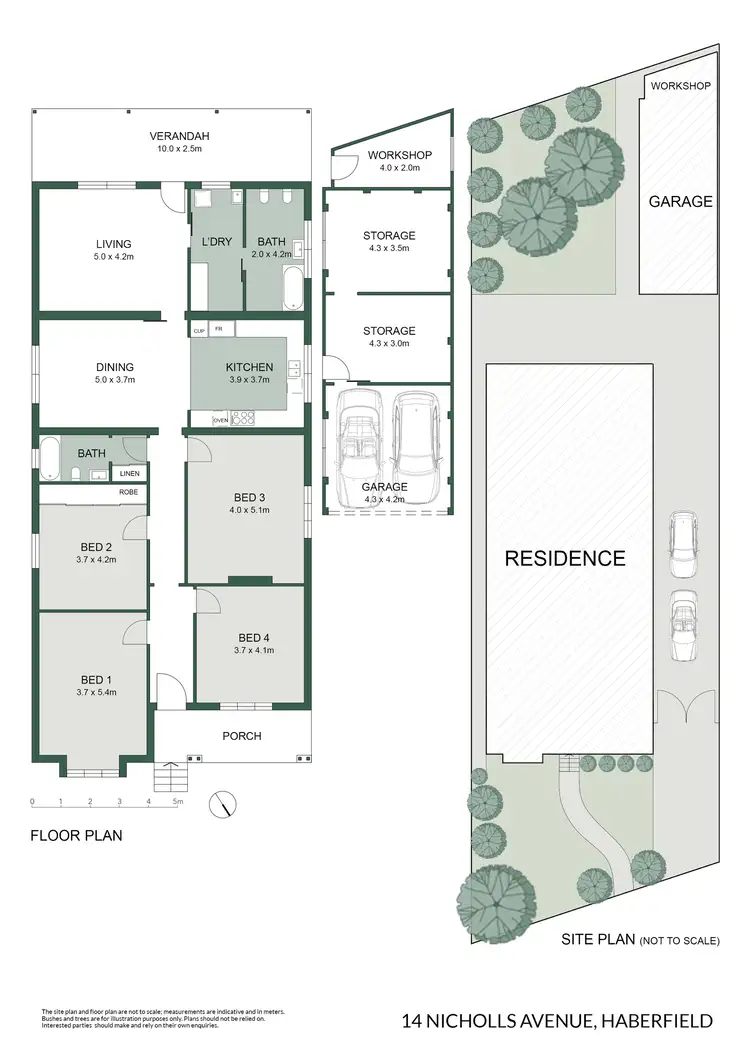 Floorplan of Homely house listing, 14 Nicholls Avenue, Haberfield NSW 2045
