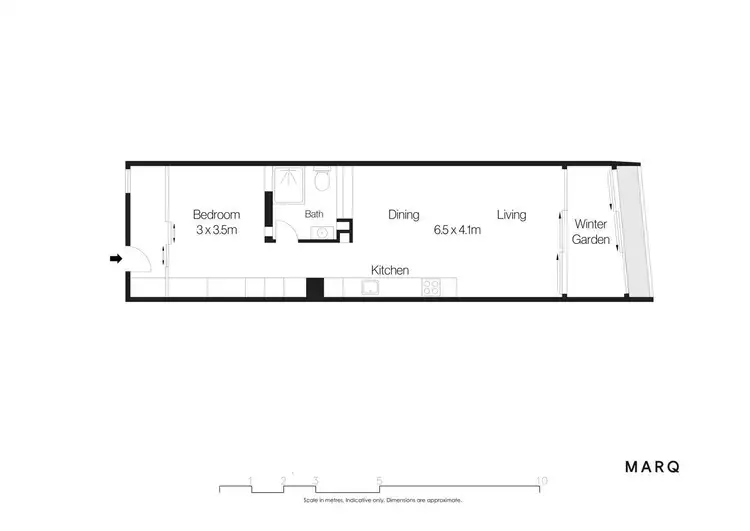 Floorplan of Homely unit listing, 1404/25 Edinburgh Avenue, City ACT 2601