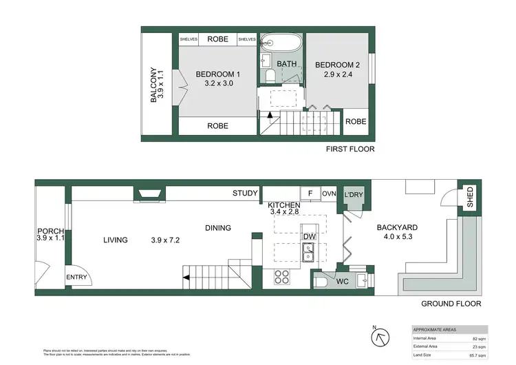 Floorplan of Homely house listing, 47 Grove Street, Birchgrove NSW 2041