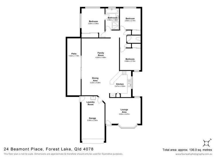 Floorplan of Homely house listing, 24 Beamont Place, Forest Lake QLD 4078