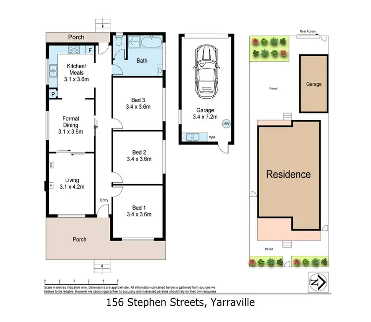 Floorplan of Homely house listing, 156 Stephen Street, Yarraville VIC 3013