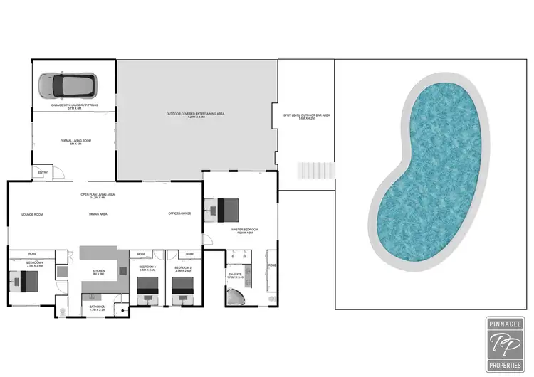 Floorplan of Homely house listing, 21 Illawong Way, Karana Downs QLD 4306