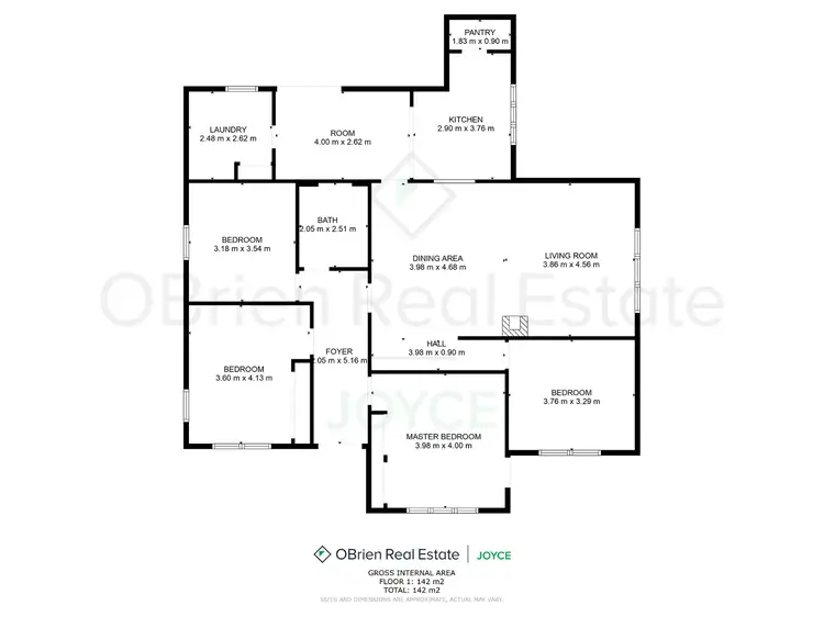 Floorplan of Homely house listing, 64 Hill Street, Glenrowan VIC 3675