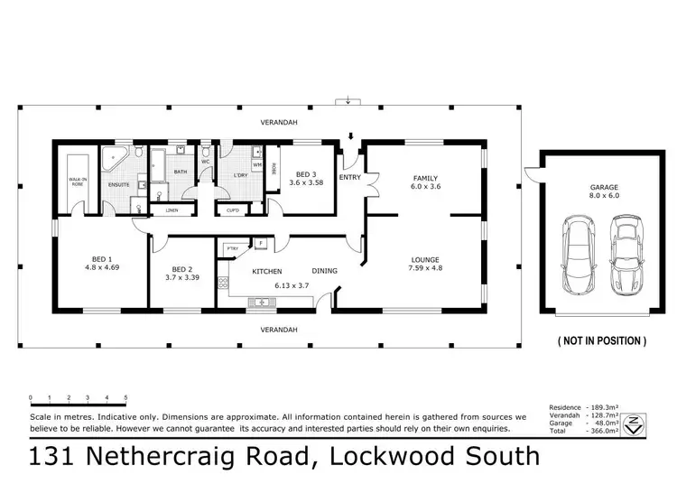 Floorplan of Homely house listing, 131 Nethercraig Road, Lockwood South VIC 3551