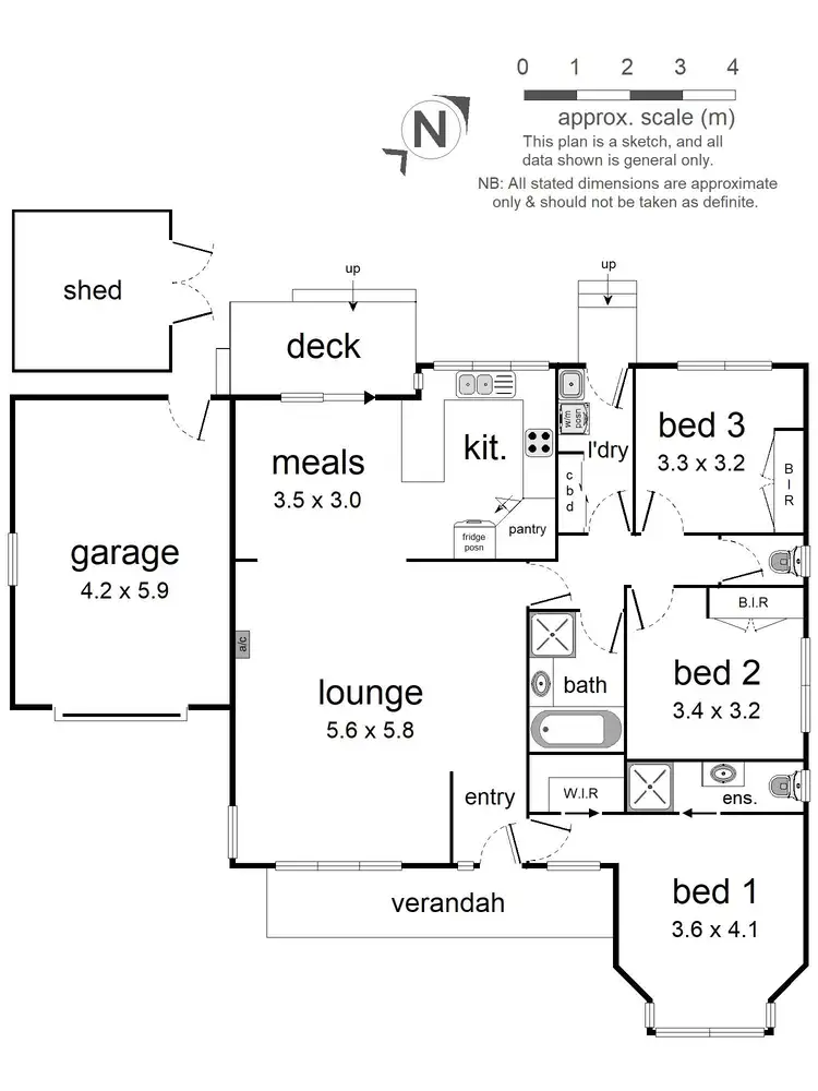 Floorplan of Homely unit listing, 2/13 Owen Street, Boronia VIC 3155
