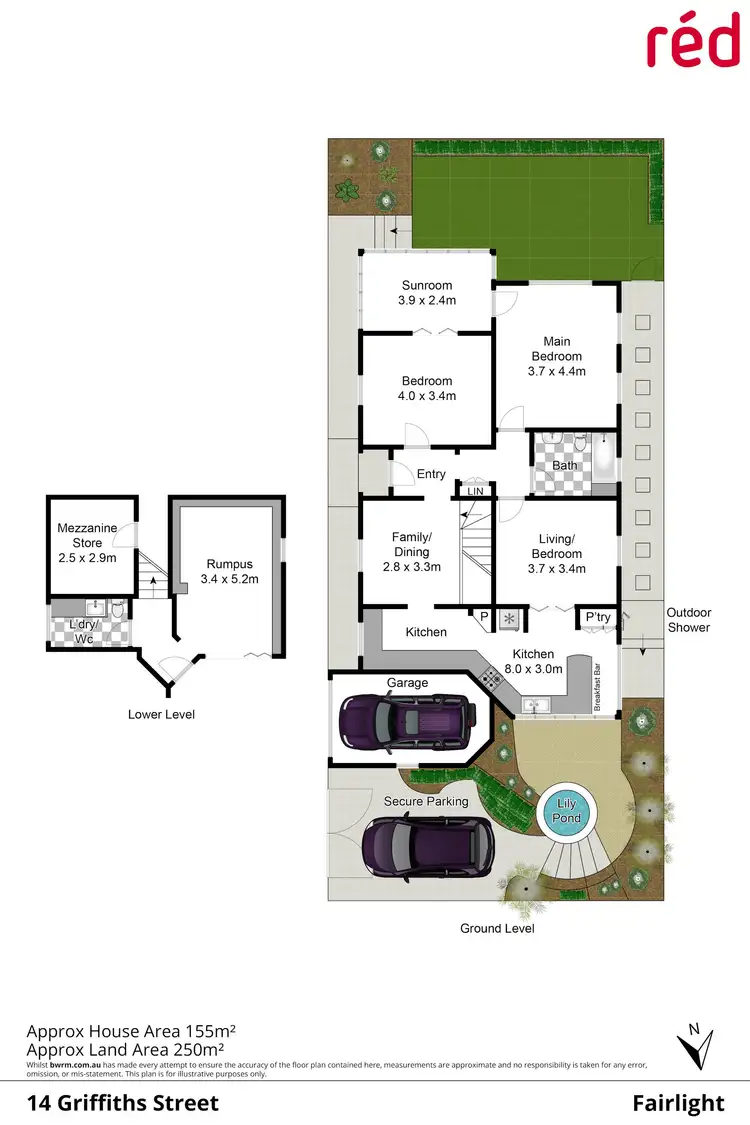 Floorplan of Homely house listing, 14 Griffiths Street, Fairlight NSW 2094