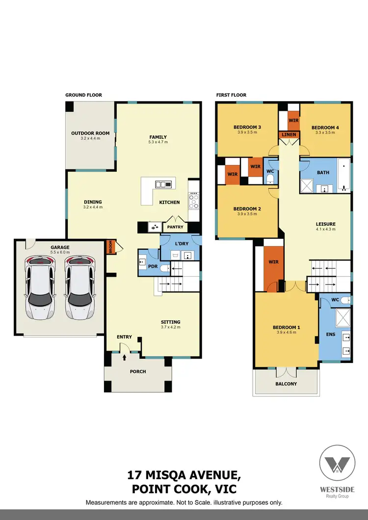 Floorplan of Homely house listing, 17 Misqa Avenue, Point Cook VIC 3030