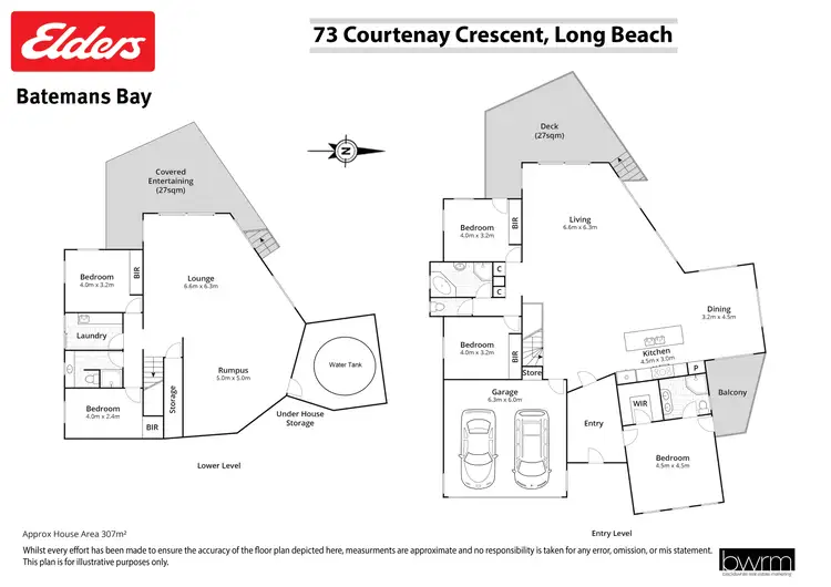 Floorplan of Homely house listing, 73 Courtenay Crescent, Long Beach NSW 2536