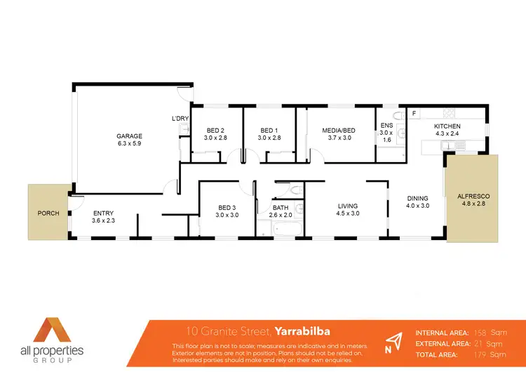 Floorplan of Homely house listing, 10 Granite Street, Yarrabilba QLD 4207