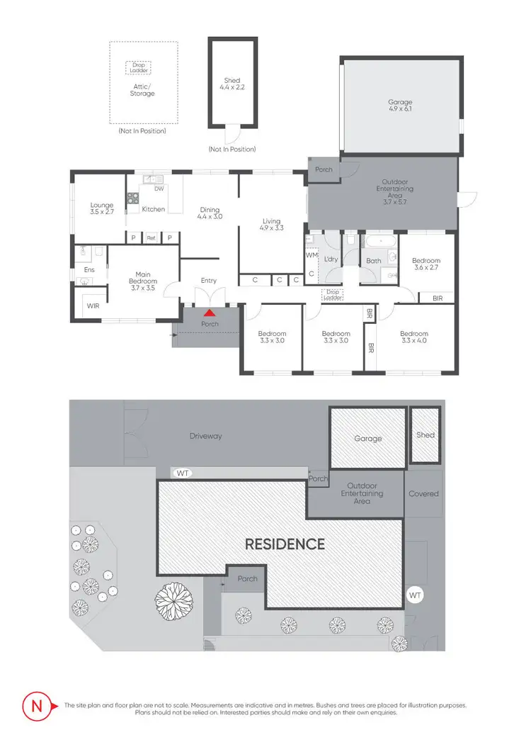Floorplan of Homely house listing, 12 Blackwood Drive, Melton South VIC 3338