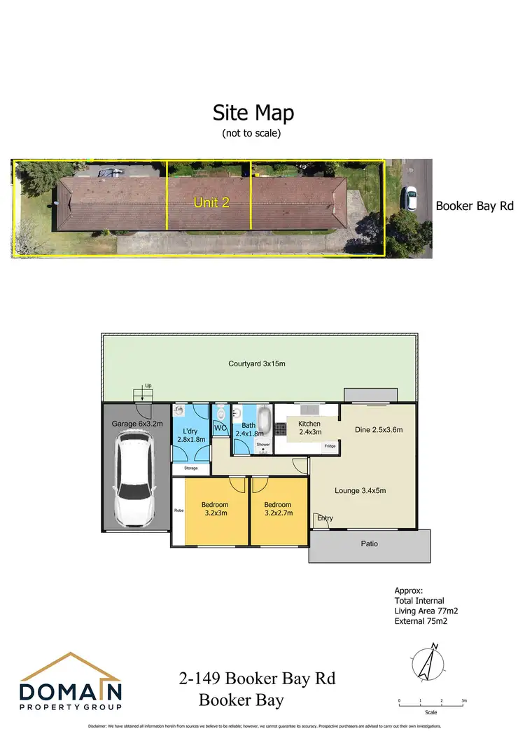 Floorplan of Homely villa listing, 2/149 Booker Bay Road, Booker Bay NSW 2257